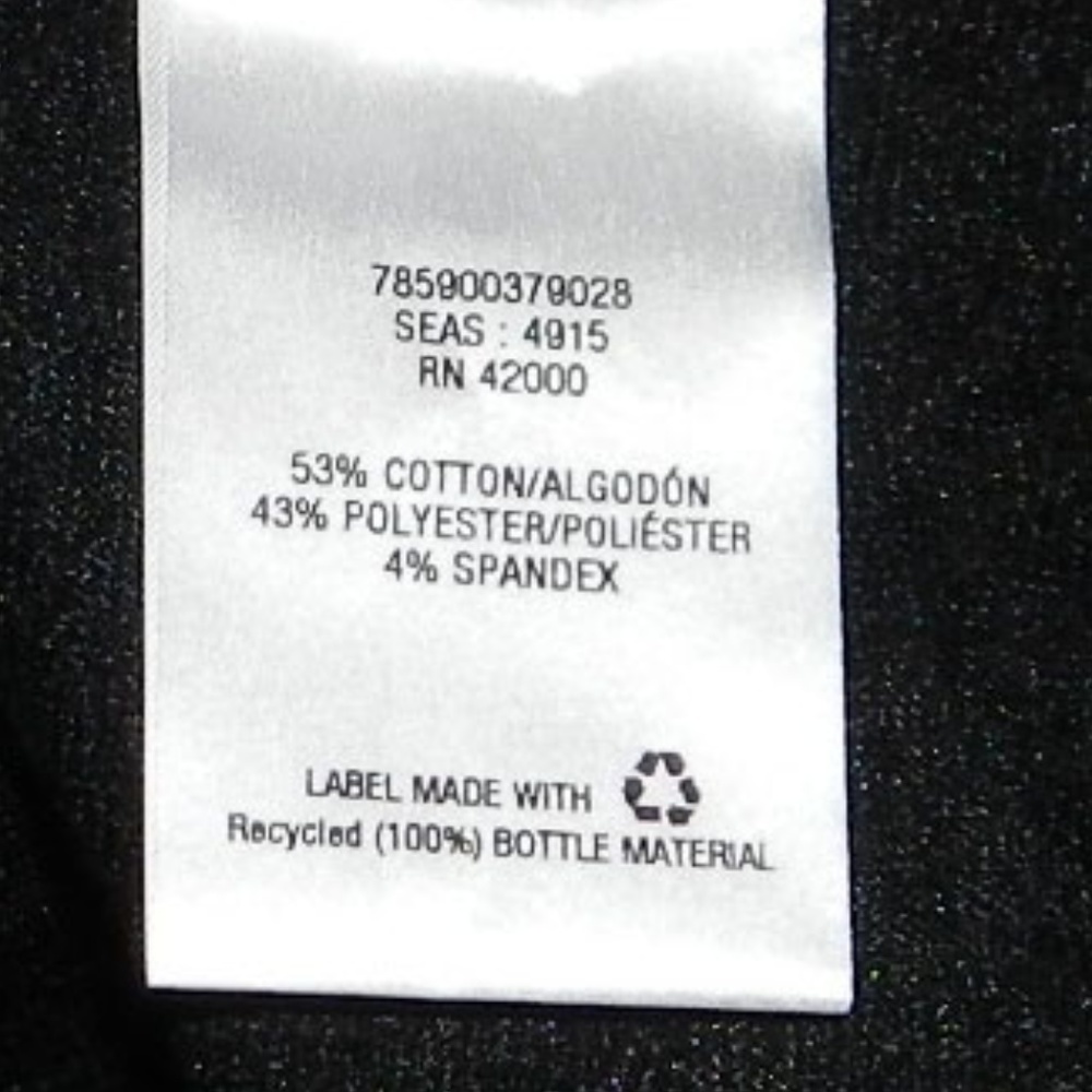 Basic Editions Women S Black LS Roses Pattern Top - Picture 8 of 10